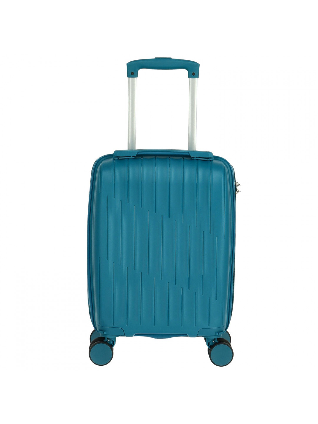 Cestovní plastový kufr Galaxy velikost XXS modrý